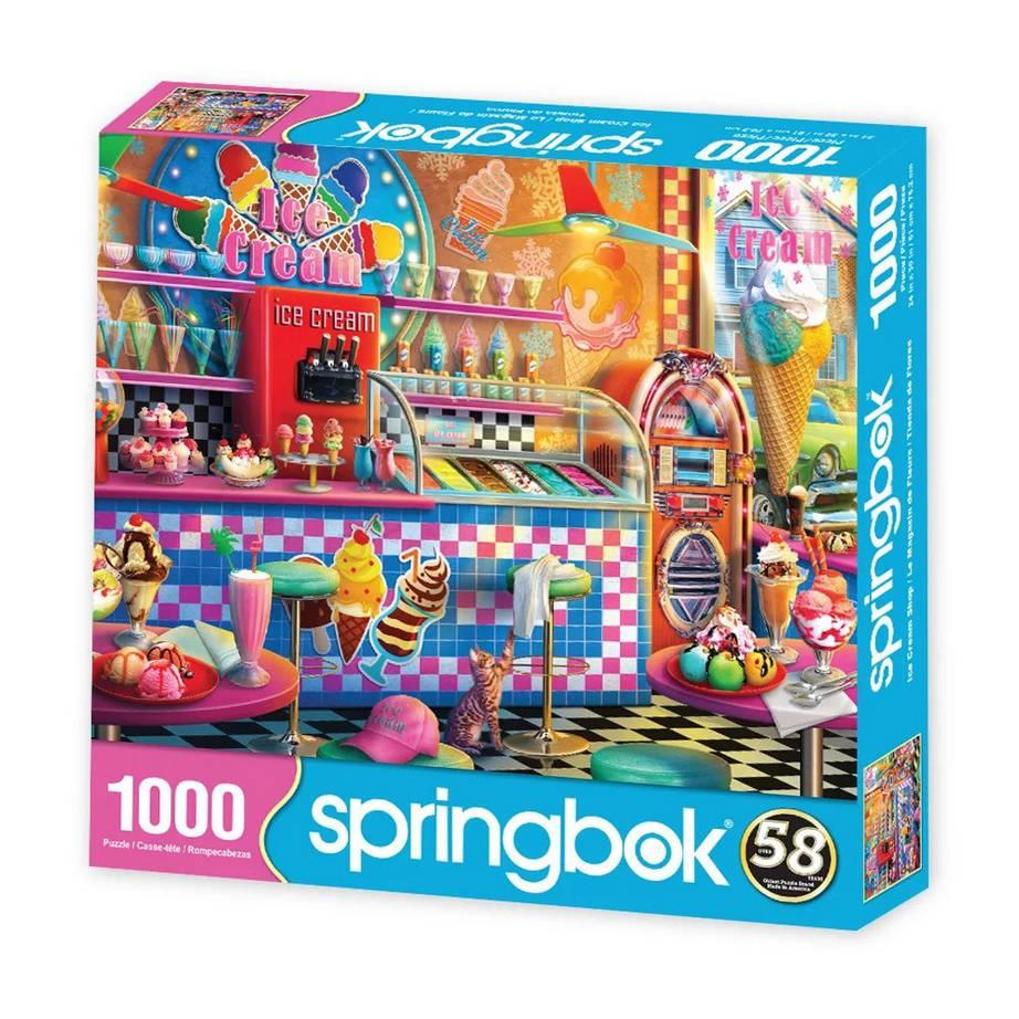 Springbok - Ice Cream Shop - 1000 Piece Jigsaw Puzzle