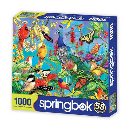 Springbok - Peacock Garden - 1000 Piece Jigsaw Puzzle