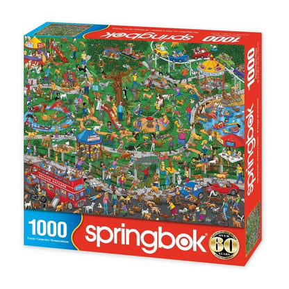 Springbok - The Dog Park - 1000 Piece Jigsaw Puzzle