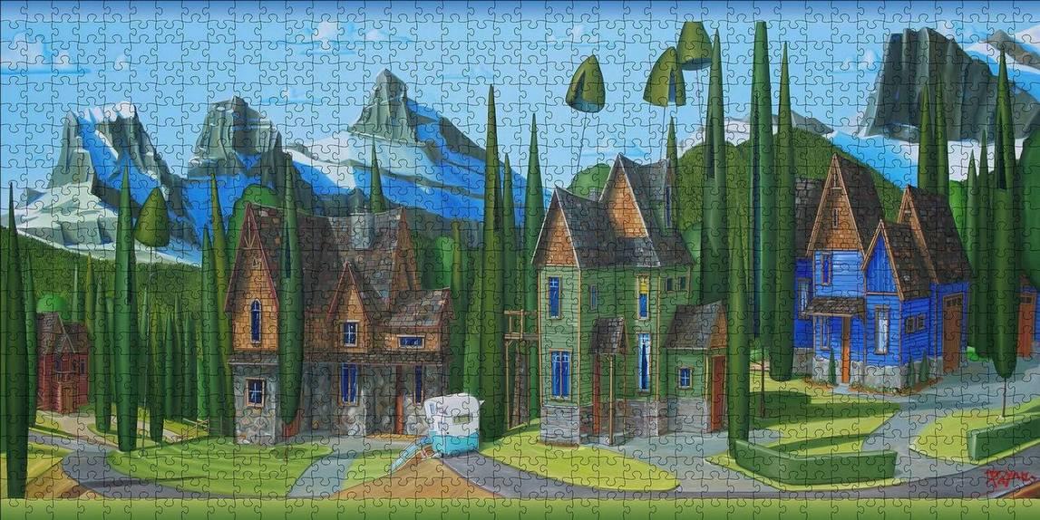 Pomegranate - Glenn Payan - Happy Days Are Here Again - 1000 Piece Jigsaw Puzzle