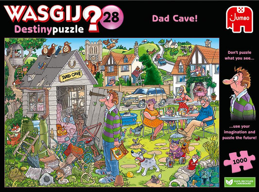 Wasgij - Destiny 28 Dad Cave! - 1000 Piece Jigsaw Puzzle