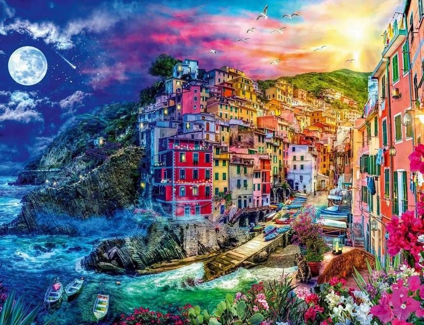 Ravensburger - Colourful Cinque Terre - 2000 Piece Jigsaw Puzzle