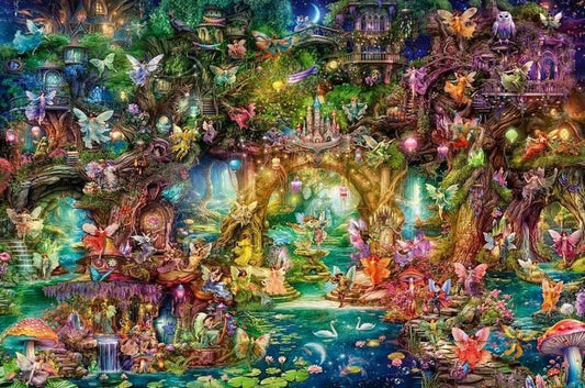 Ravensburger - The Hidden World of Fairies – Aimee Stewart - 4000 Piece Jigsaw Puzzle