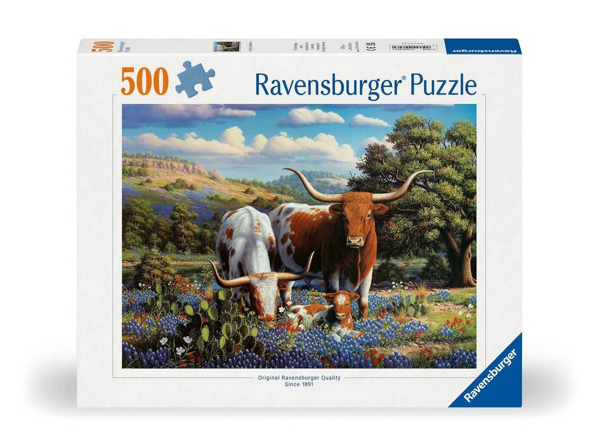 Ravensburger - Longhorns - 500 Piece Jigsaw Puzzle