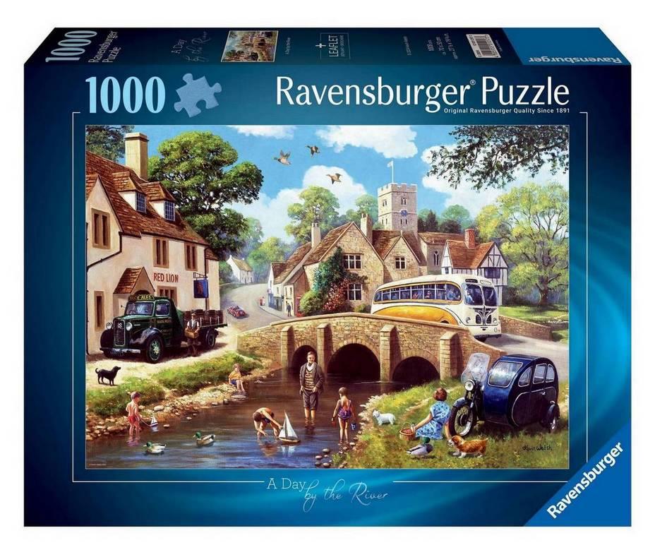 Ravensburger - Day by the River - 1000 Piece Jigsaw Puzzle