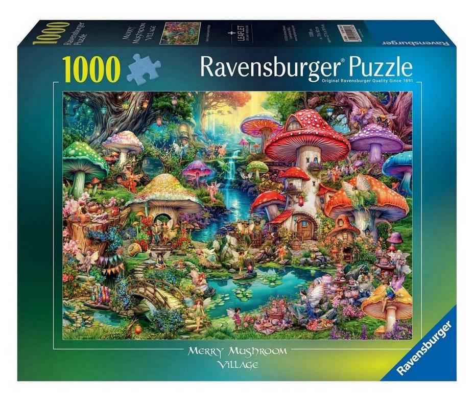 Ravensburger - Merry Mushroom Village - 1000 Piece Jigsaw Puzzle