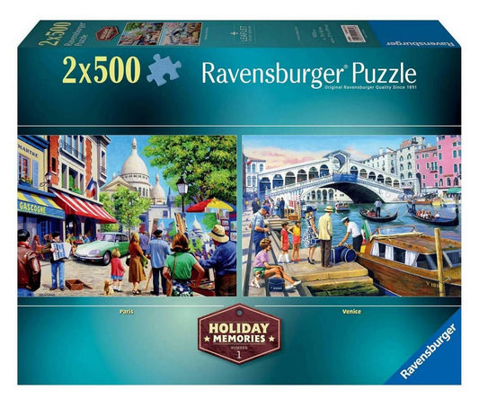 Ravensburger - Holiday Memories - 2 x 500 Piece Jigsaw Puzzle