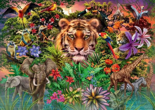 Ravensburger - Jungle Tiger - 1000 Piece Jigsaw Puzzle