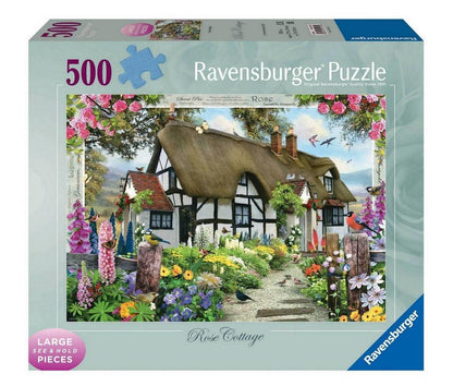 Ravensburger - Rose Cottage - 500XL Piece Jigsaw Puzzle