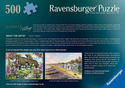 Ravensburger - Summer Village - 500XL Piece Jigsaw Puzzle