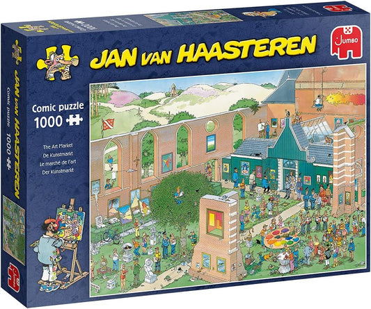 Jan Van Haasteren - The Art Market - 1000 Piece Jigsaw Puzzle