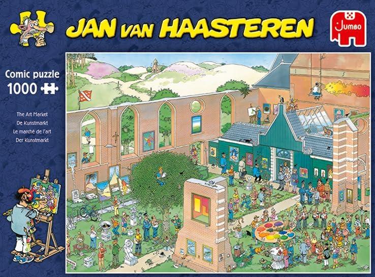 Jan Van Haasteren - The Art Market - 1000 Piece Jigsaw Puzzle