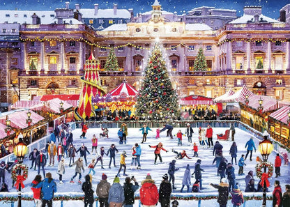 Gibsons - Skating at Somerset House - 1000 Piece Jigsaw Puzzle