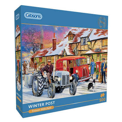 Gibsons - Winter Post - 500 Piece Jigsaw Puzzle