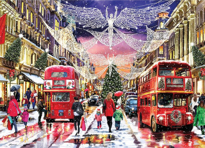 Gibsons - Regent Street at Christmas - 500XL Piece Jigsaw Puzzle