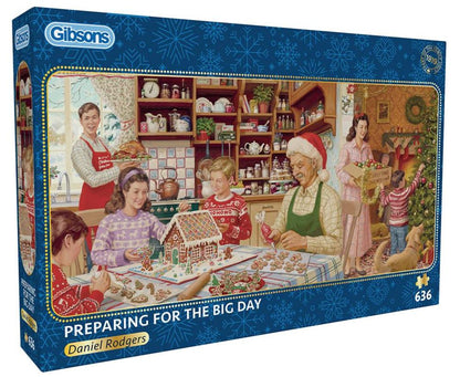 Gibsons - Preparing for the Big Day - 636 Piece Jigsaw Puzzle