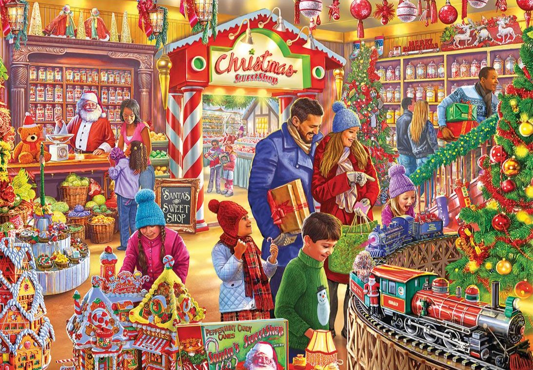 Gibsons - Santa's Sweetshop  - 250XL Piece Jigsaw Puzzle