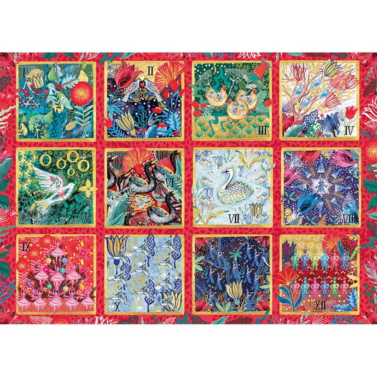 Gibsons - 12 Days of Christmas - 1000 Piece Jigsaw Puzzle