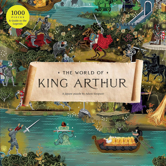 Laurence King - The World of King Arthur - 1000 Piece Jigsaw Puzzle