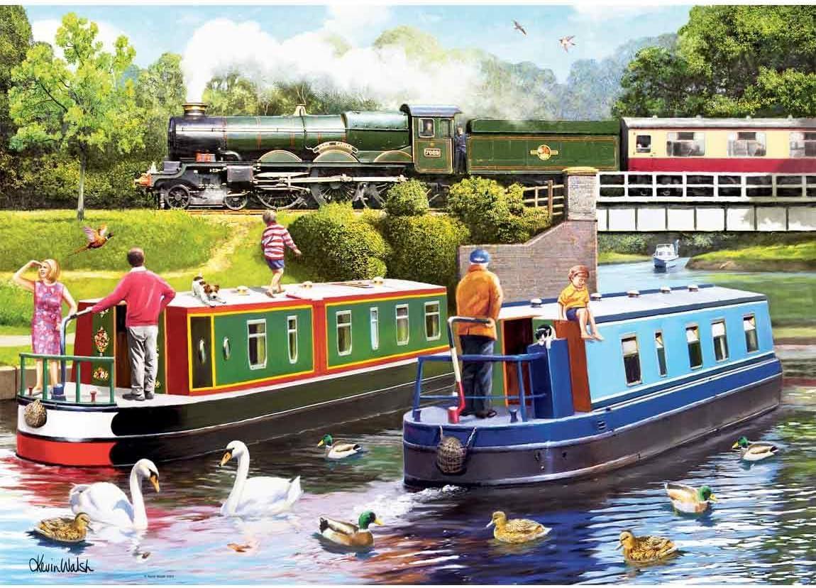 Ravensburger - Leisure Days No 10 Canal Crossing - 1000 Piece Jigsaw Puzzle