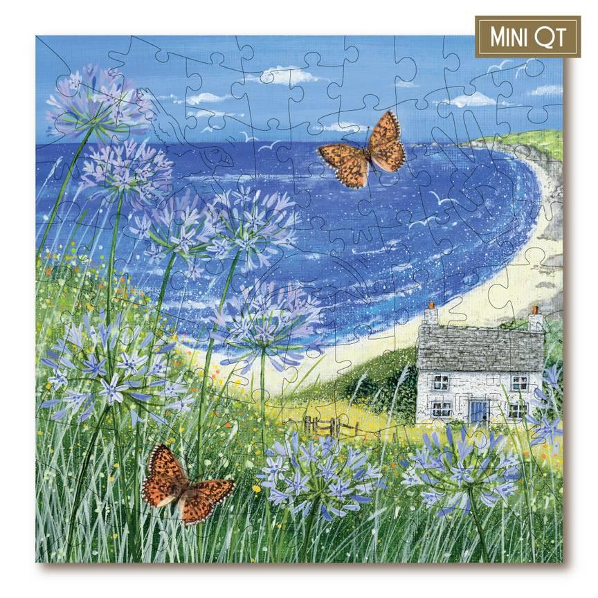 Victory Puzzles - Cottage By The Sea - 80 Piece Wooden Jigsaw Puzzle