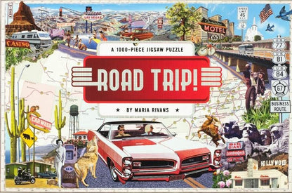 Thames & Hudson - Road Trip! - 1000 Piece Jigsaw Puzzle