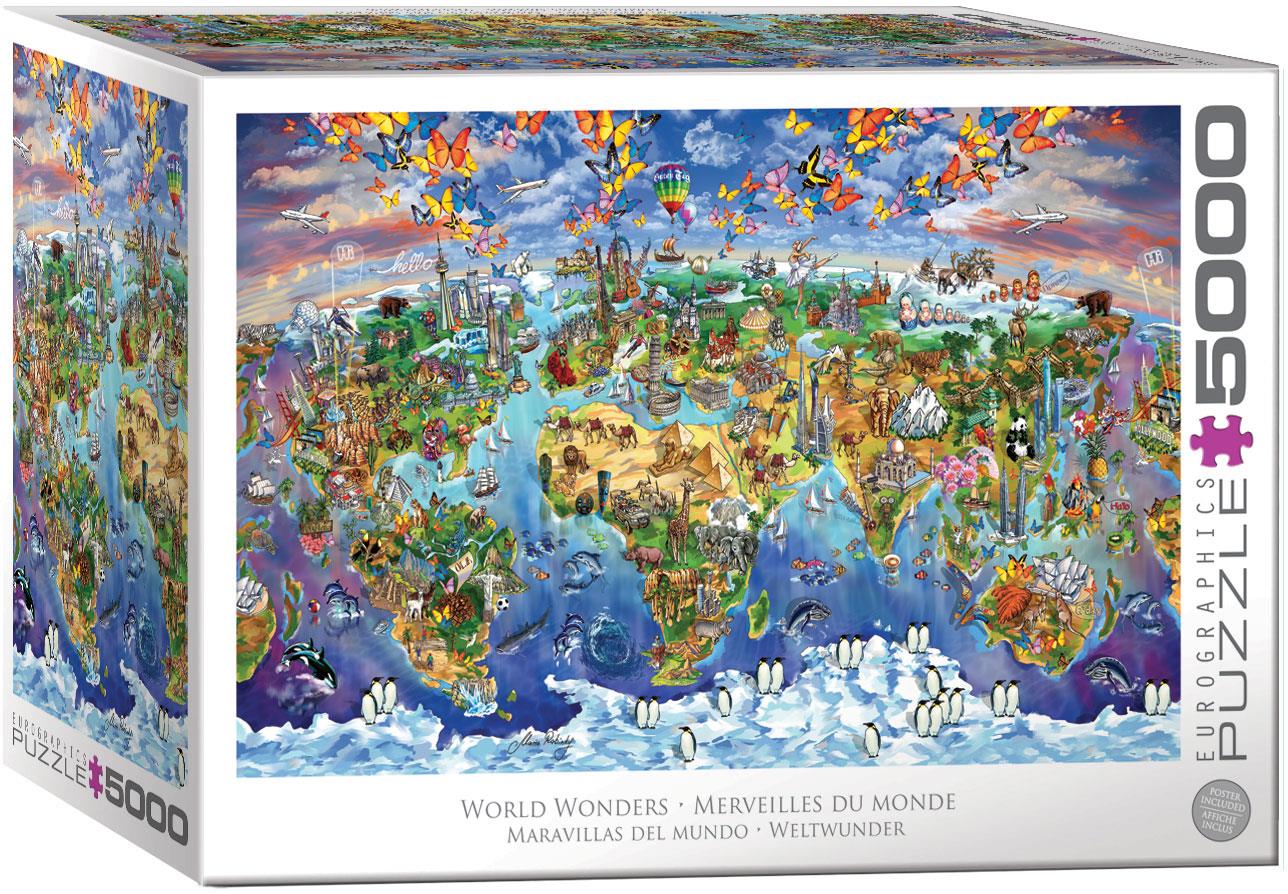 Eurographics - World Wonders - 5000 Piece Jigsaw Puzzle