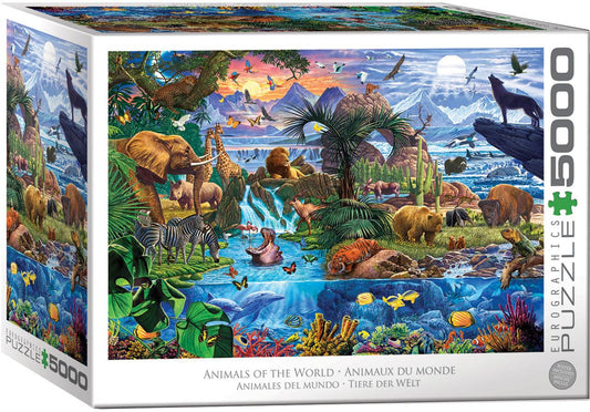 Eurographics - Animals of the World - 5000 Piece Jigsaw Puzzle