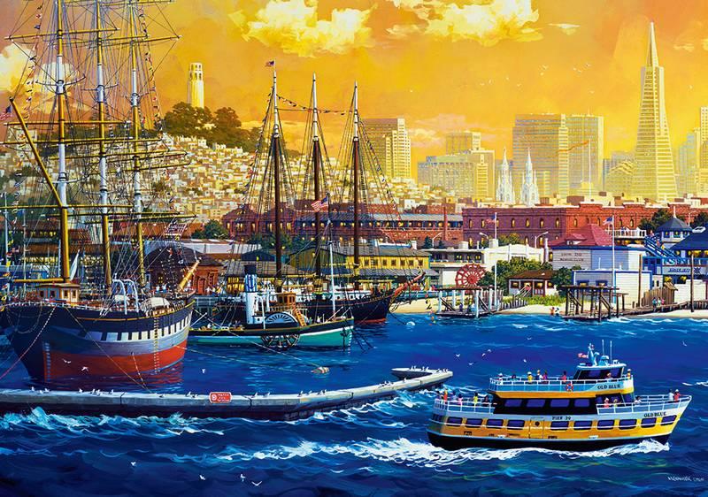 Castorland - San Francisco Harbour - 500 Piece Jigsaw Puzzle