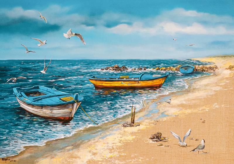 Castorland - Morning at the Seaside - 500 Piece Jigsaw Puzzle