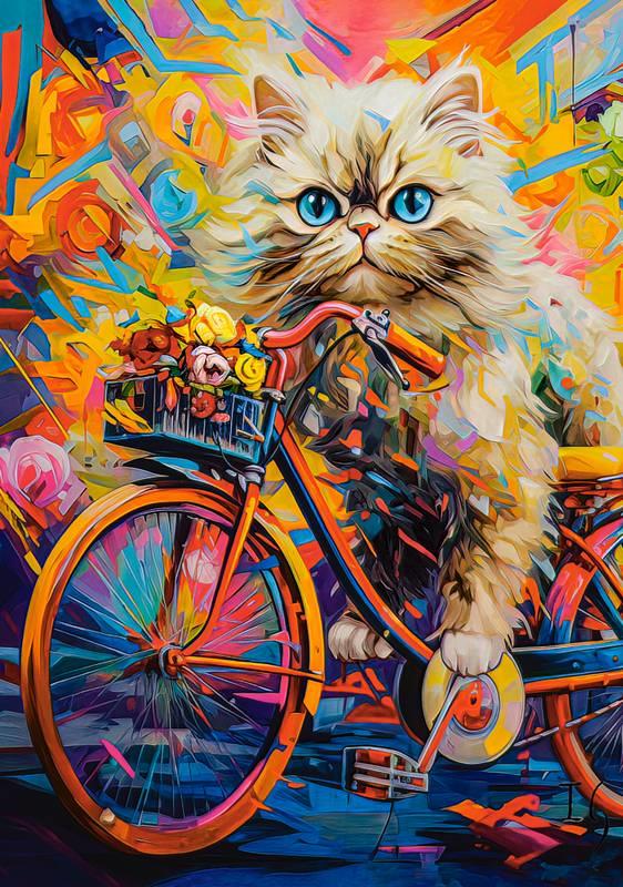 Castorland - Kittens Floral Ride - 500 Piece Jigsaw Puzzle