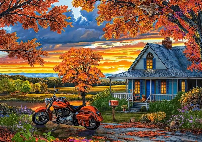 Castorland - Autumn Ride - 500 Piece Jigsaw Puzzle