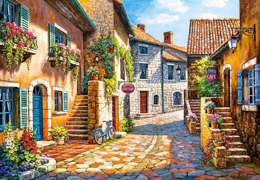 Castorland - Rue de Village - 1000 Piece Jigsaw Puzzle