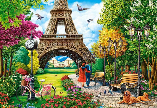 Castorland - Spring in Paris - 1000 Piece Jigsaw Puzzle