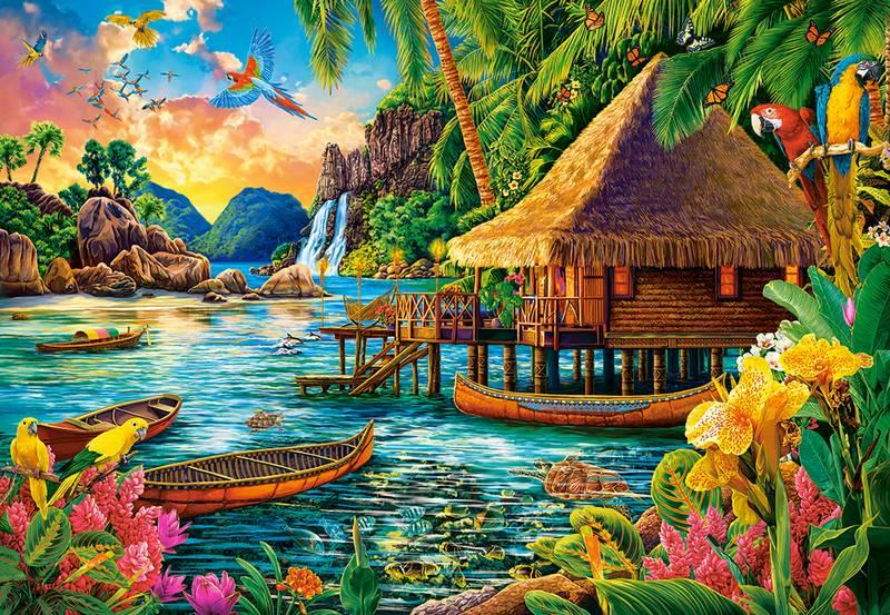 Castorland - Tropical Island - 1000 Piece Jigsaw Puzzle