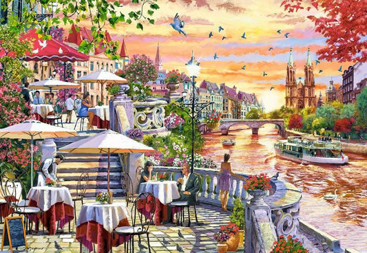 Castorland - Romantic City Sunset - 1000 Piece Jigsaw Puzzle