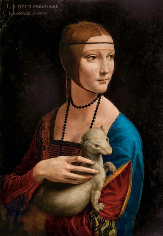 Castorland - Lady with the Ermine Da Vinci - 1000 Piece Jigsaw Puzzle