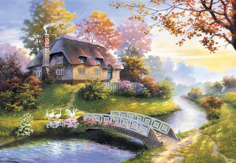 Castorland - Cottage - 1500 Piece Jigsaw Puzzle