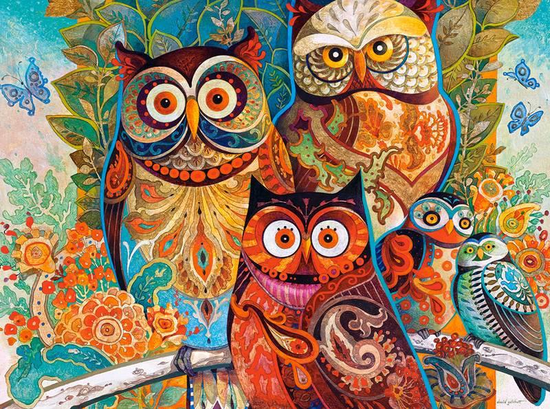 Castorland - Owls - 2000 Piece Jigsaw Puzzle