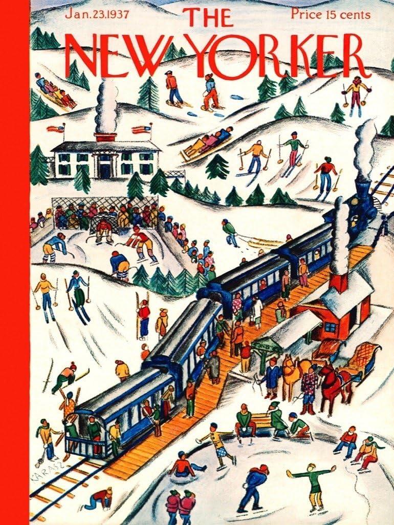 New York Puzzle Company Winter Weekend, 1000-piece jigsaw puzzle