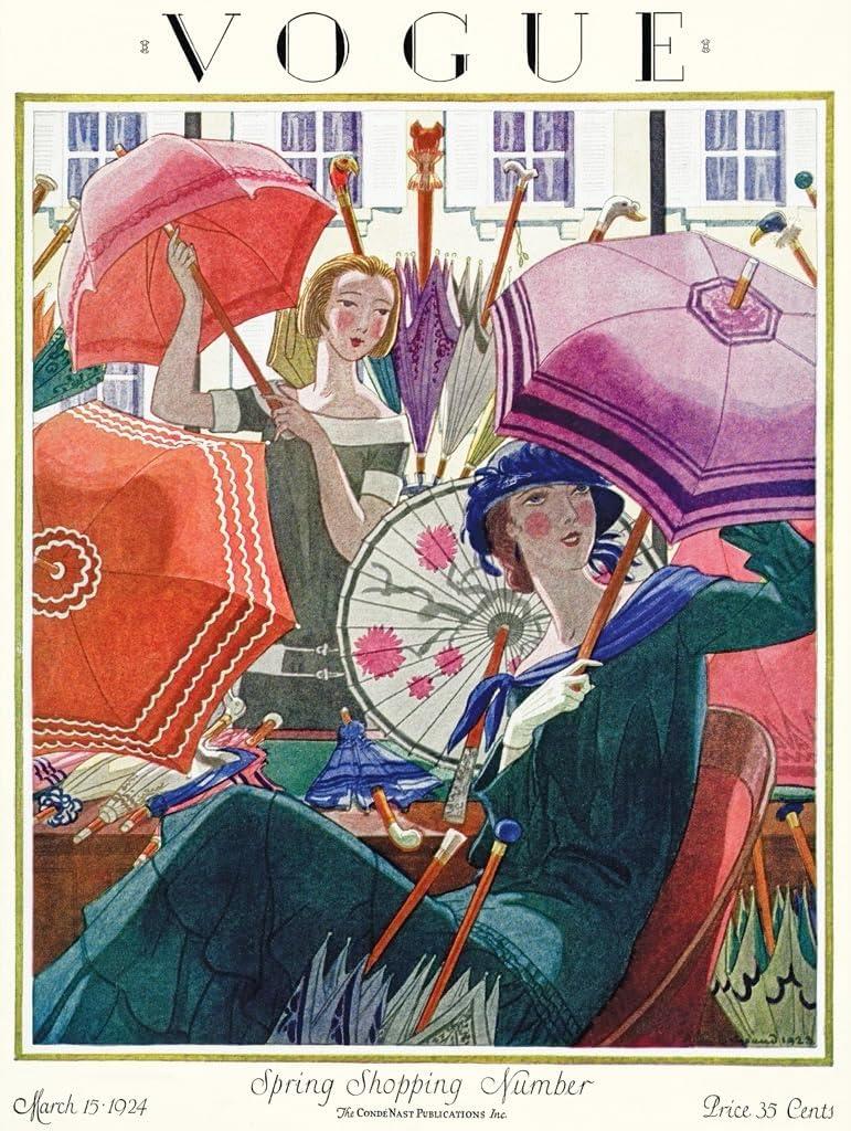 New York Puzzle Company - Painted Parasols - 1000 Piece Jigsaw Puzzle