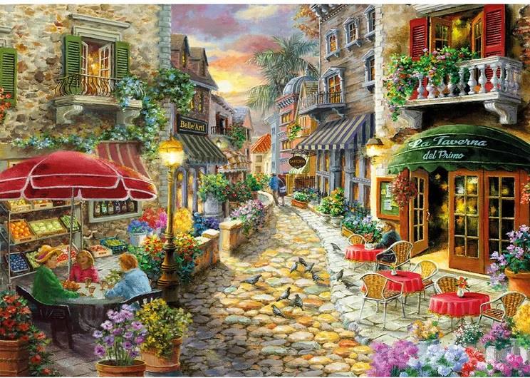 Wentworth - Early Evening in Avola - 250 Piece Wooden Jigsaw Puzzle