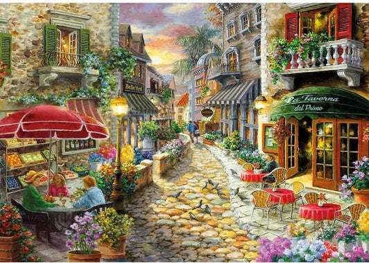 Wentworth - Early Evening in Avola - 250 Piece Wooden Jigsaw Puzzle