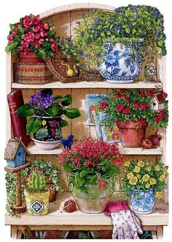 Wentworth - Flower Cupboard - 250 Piece Wooden Jigsaw Puzzle