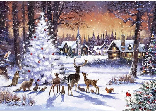 Wentworth - Christmas Wood - 40 Piece Wooden Jigsaw Puzzle