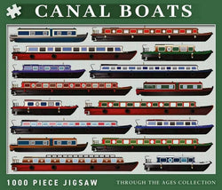 Coach House Partners - Canal Boats - 1000 Piece Jigsaw Puzzle