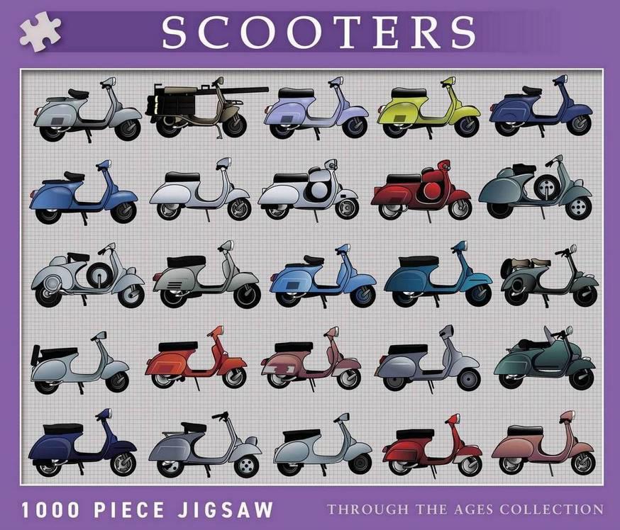 Coach House Partners - Scooters - 1000 Piece Jigsaw Puzzle