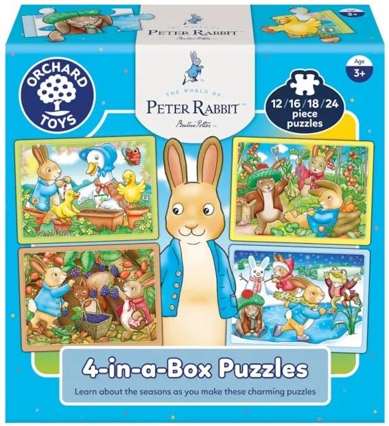 Orchard Toys - Peter Rabbit - 4 in a Box Jigsaw Puzzle