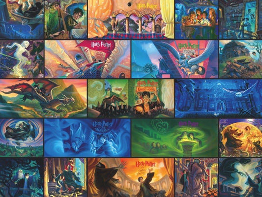 New York Puzzle Company - Harry Potter Collage - 1000 Piece Jigsaw Puzzle