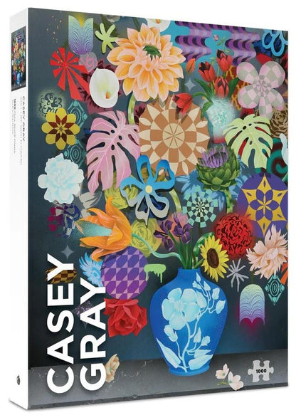 Pomegranate - Casey Gray - Still Life with Flowers - 1000 Piece Jigsaw Puzzle